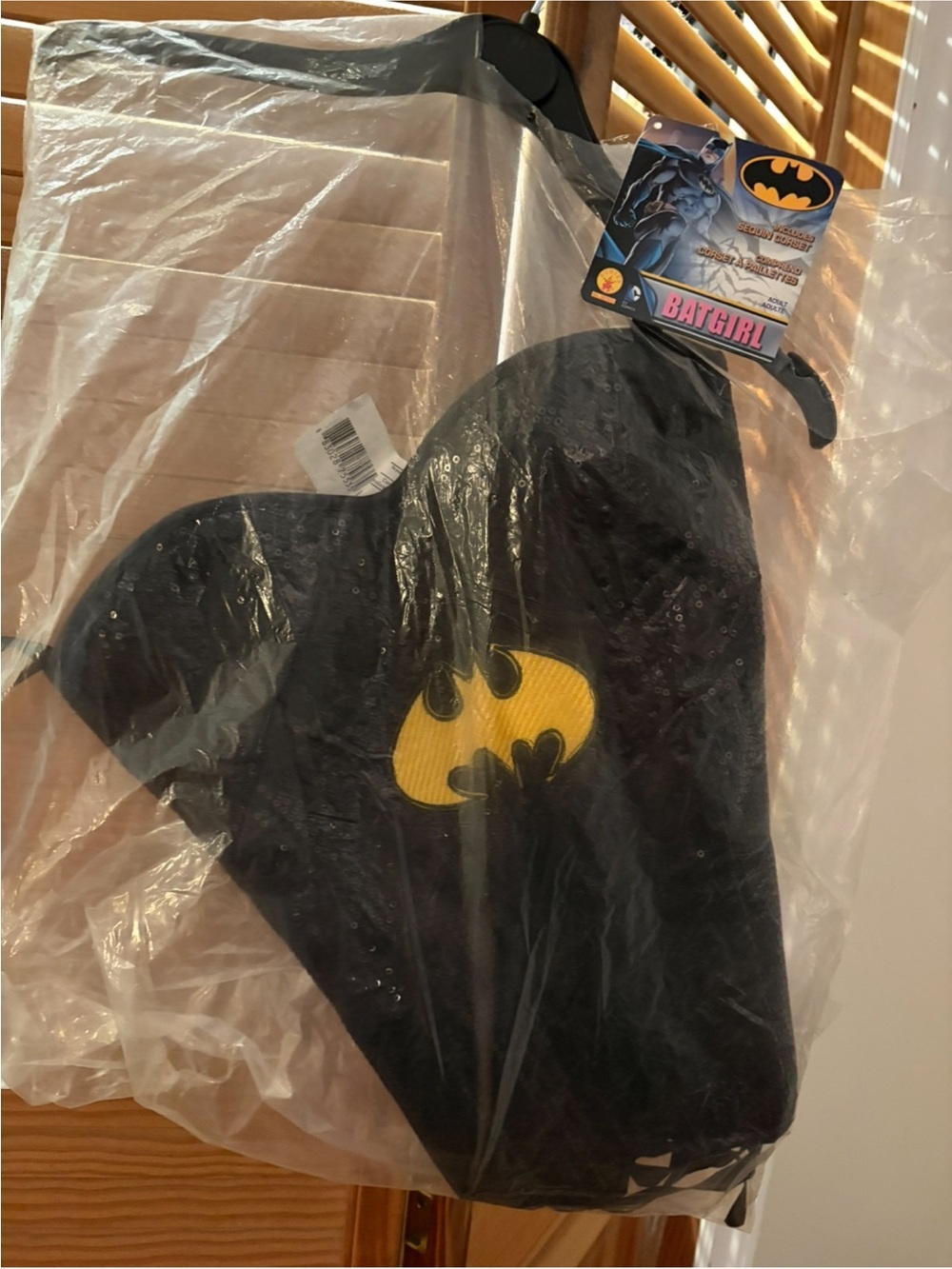 Batgirl Costume Corset- Black and Yellow